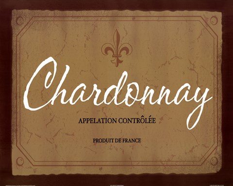 Framed Chardonnay Print