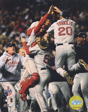 Framed Red Sox Celebration II &#39;07 (Vertical) - World Series Game 4 Print