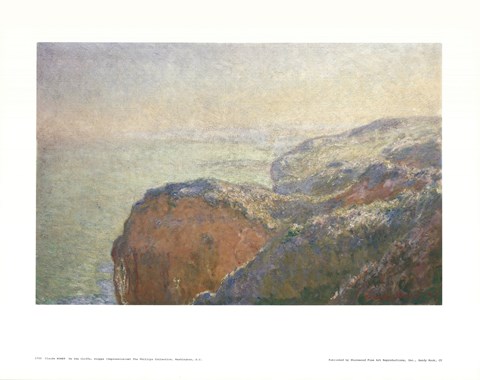 Framed On the Cliffs, Dieppe Print