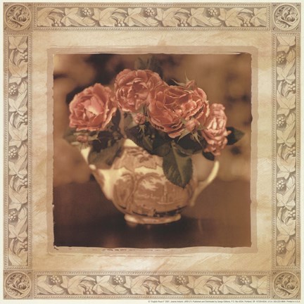 Framed English Rose II Print