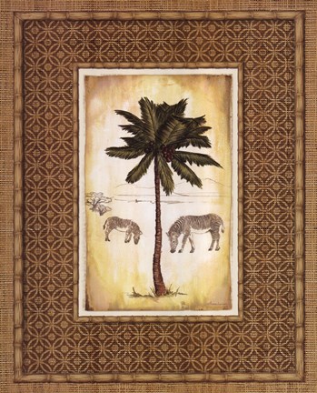 Framed South Palm III Print
