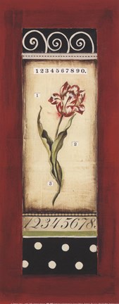 Framed Belgian Tulip I - petite Print