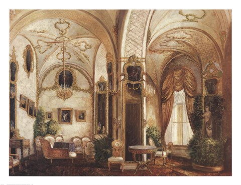 Framed Prince Andrey&#39;s Drawing Room Print
