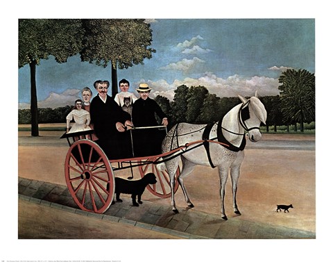 Framed Father Juniet&#39;s Cart Print
