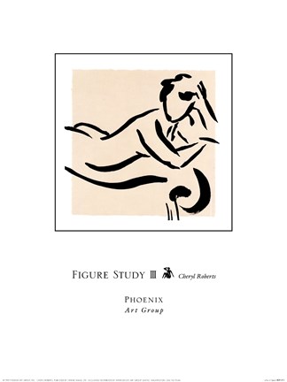 Framed Figure Study III Print