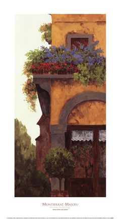 Framed Verona Balcony I Print