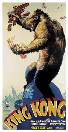 Framed King Kong, c.1933 Print