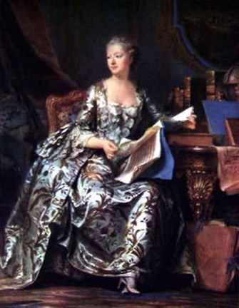 Framed Madame Pompadour 1755 Print