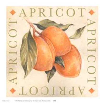 Framed Apricot Print