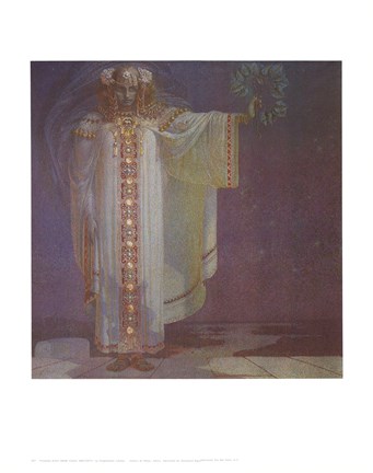 Framed Prophetesse Libuse Print