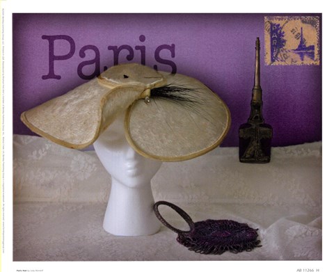 Framed Paris Hat Print