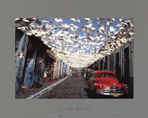 Framed Santiago Cuba Print