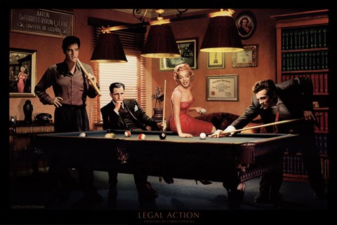 Framed Legal Action Print