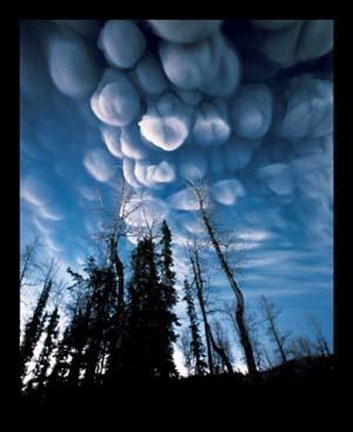 Framed Clouds of Ash Print