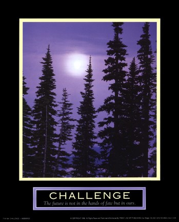 Framed Challenge-Moonrise Print
