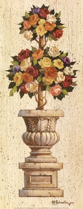 Framed Rose Topiary Print