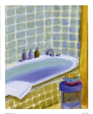 Framed Porcelain Bath ll Print