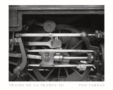 Framed Trains De La France III Print
