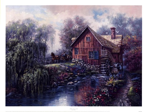 Framed Willow Creek Mill Print