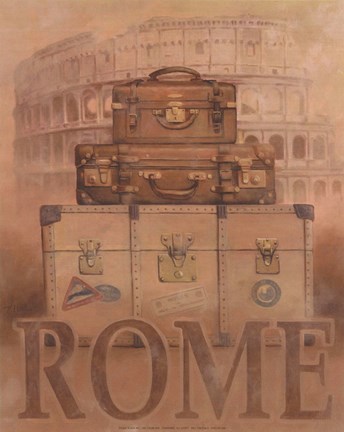 Framed Travel - Rome Print