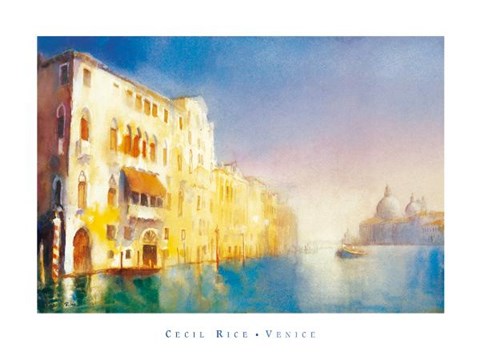 Framed Palazzi, Grand Canal Print