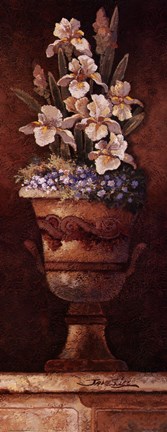 Framed Victorian Blossoms II - Detail Print