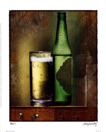 Framed Beer 1 Print