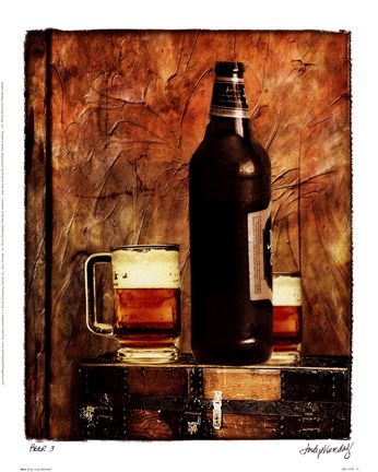 Framed Beer 3 Print