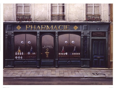 Framed Pharmacie Print