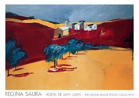 Framed Horta De San Juan Print
