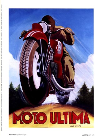Framed Moto Ultima Print