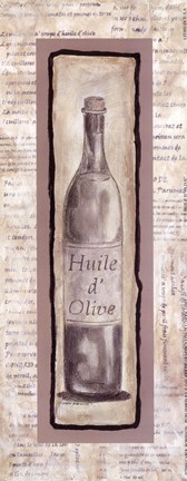 Framed Huile D&#39;olive Print