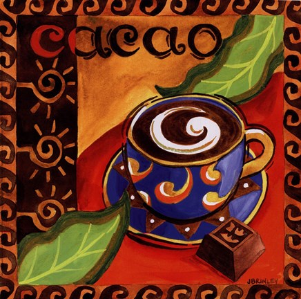 Framed Cacao Chocolate Print