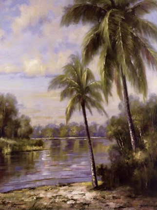 Framed Island Tropics II Print
