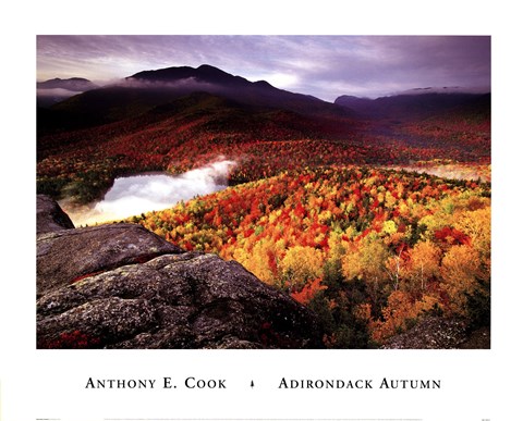 Framed Adirondack Autumn Print