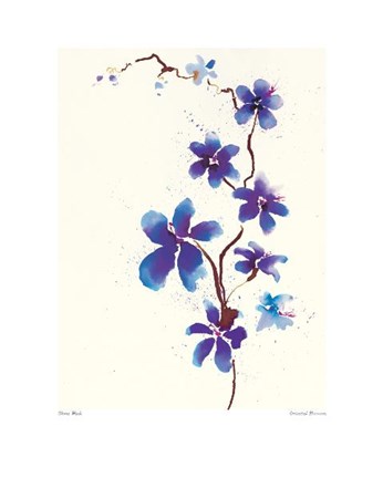Framed Oriental Blossom Print