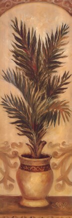Framed Tuscan Palm I Print