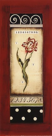 Framed Belgian Tulip I - Petite Print