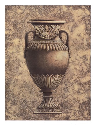 Framed Classical Urn Series #1-a Print