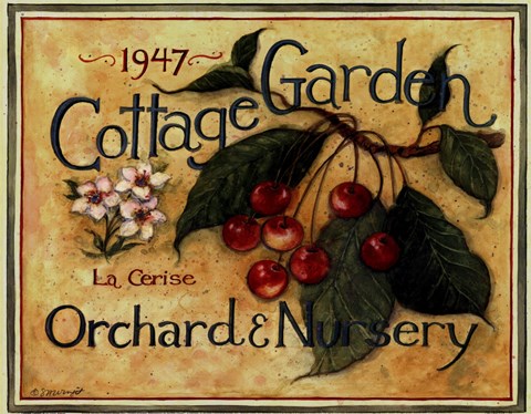 Framed Cottage Garden III Print