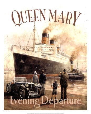 Framed Queen Mary Print