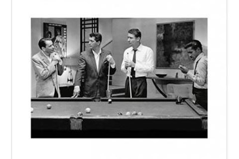 Framed Rat Pack (Pool) Print