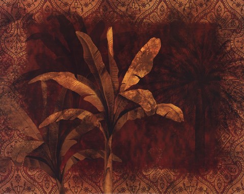 Framed Bombay Palms II Print