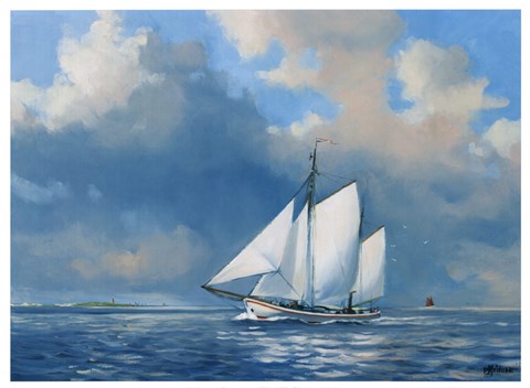 Framed Majestic Sails Print