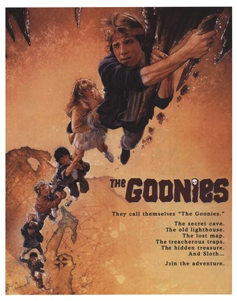 Framed Goonies Movie Print
