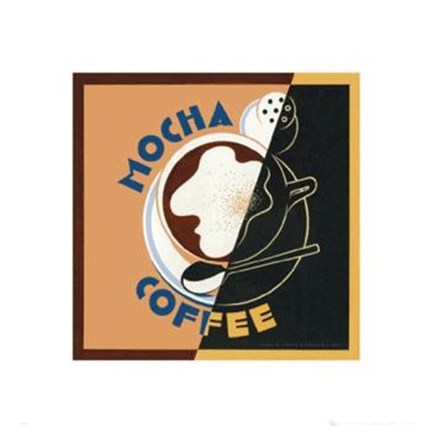 Framed Mocha - Coffee Print
