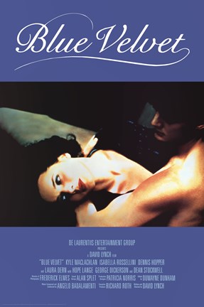 Framed Blue Velvet - Movie Score Print