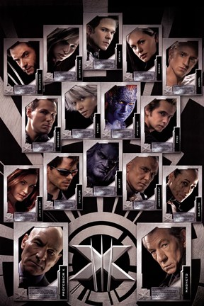 Framed X Men - Last Stand - Team Print