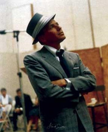 Framed Frank Sinatra - Studio Print