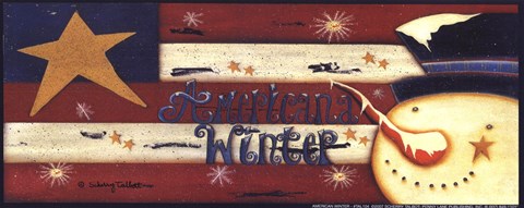 Framed Americana Winter Print